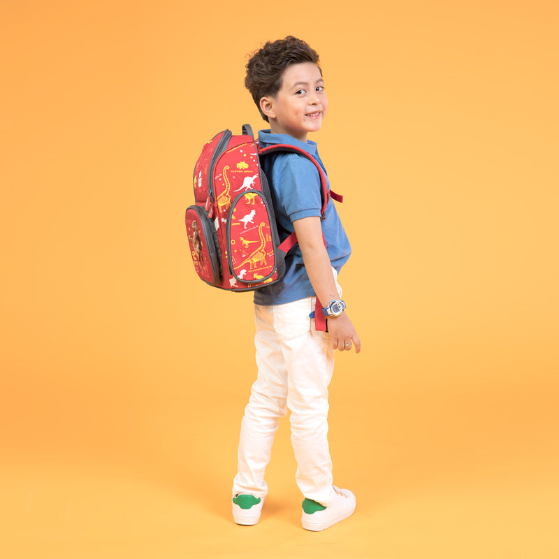 Ba Lô Fancy - Khủng Long Chúa Tể Đỏ CLEVERHIPPO BD1107