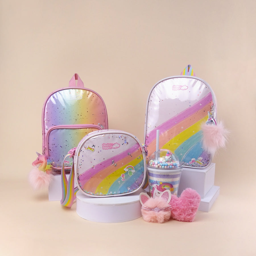 Ba lô Rainbow - Glitter Galaxy CLEVERHIPPO BH2201