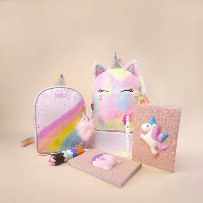 Ba lô Rainbow - Fluffy Galaxy CLEVERHIPPO BH2203