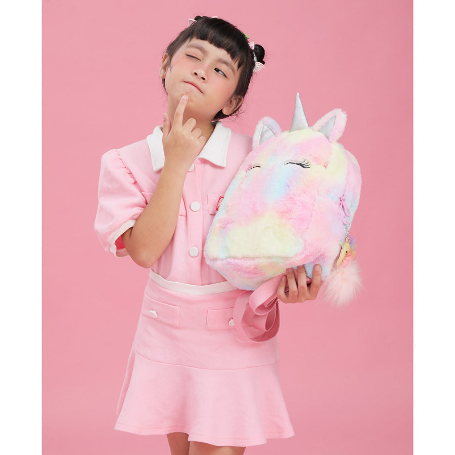 Ba lô Rainbow - Fluffy Galaxy CLEVERHIPPO BH2203