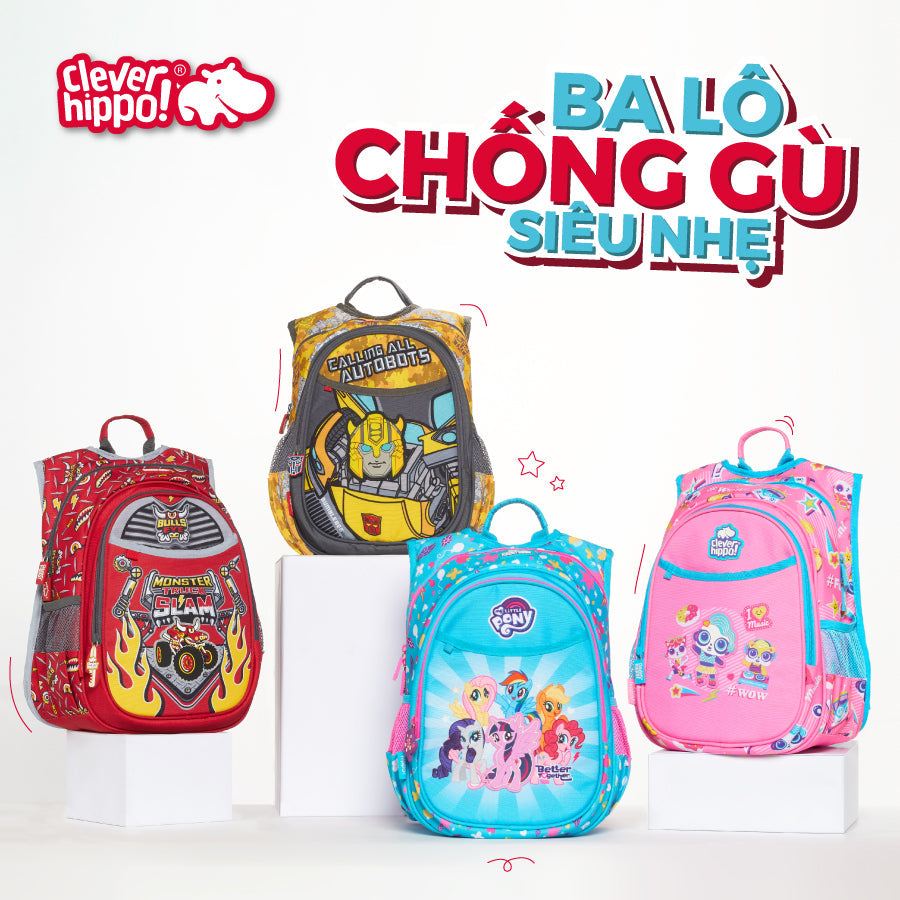 Ba Lô Compact - Siêu Xe Dũng Mãnh CLEVERHIPPO BM1110