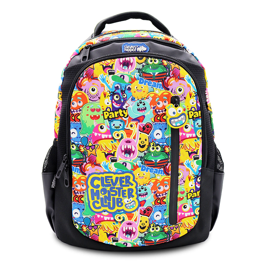 Ba lô Zipit - Clever Monster Đen CLEVERHIPPO BM9202
