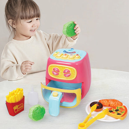 Bộ Đồ Chơi Nồi Chiên Không Dầu Hồng SWEET HEART SH9128