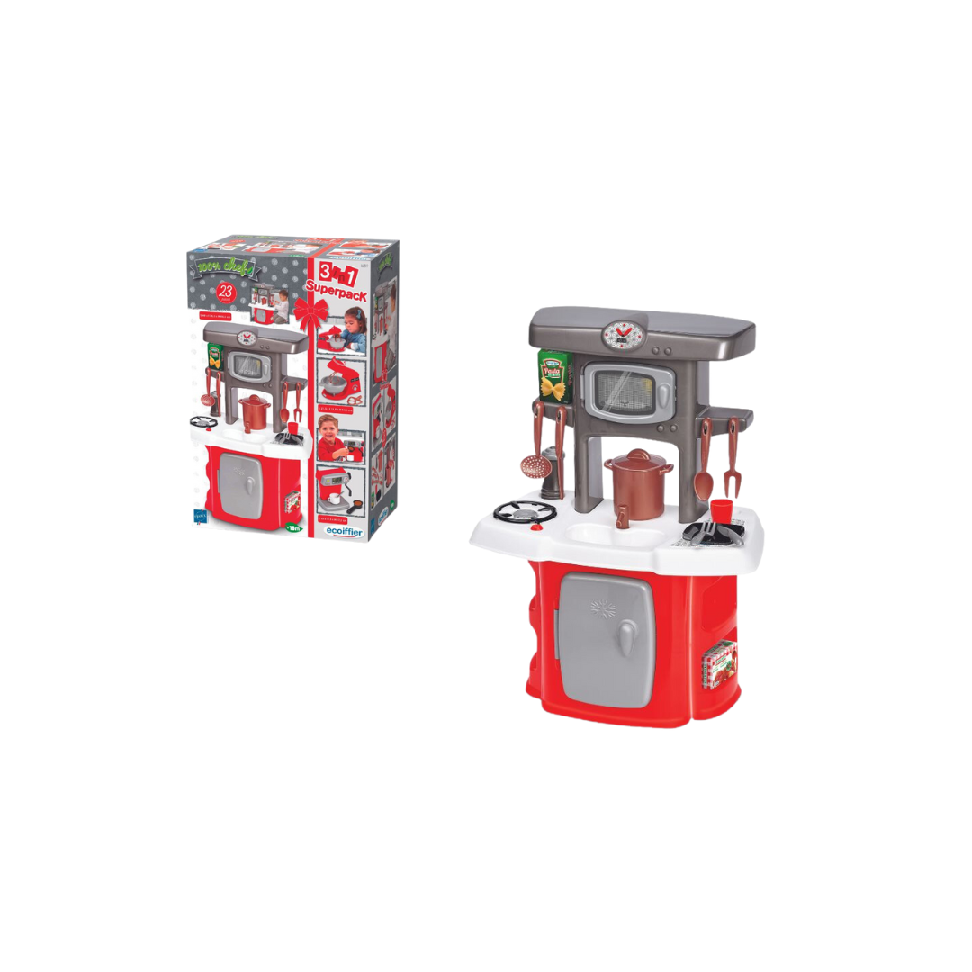 Bộ nhà bếp khổng lồ 3 trong 1 ECOIFFIER 001689