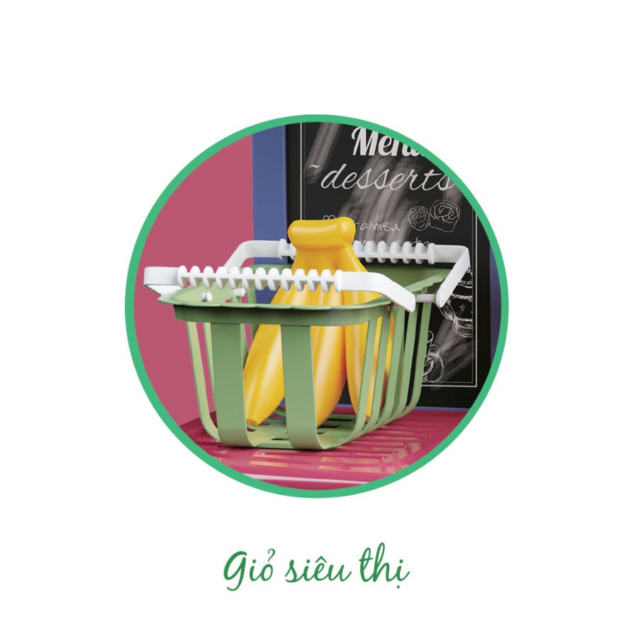 Bộ Quầy Siêu Thị Lớn 48 Chi Tiết SWEET HEART SH0090