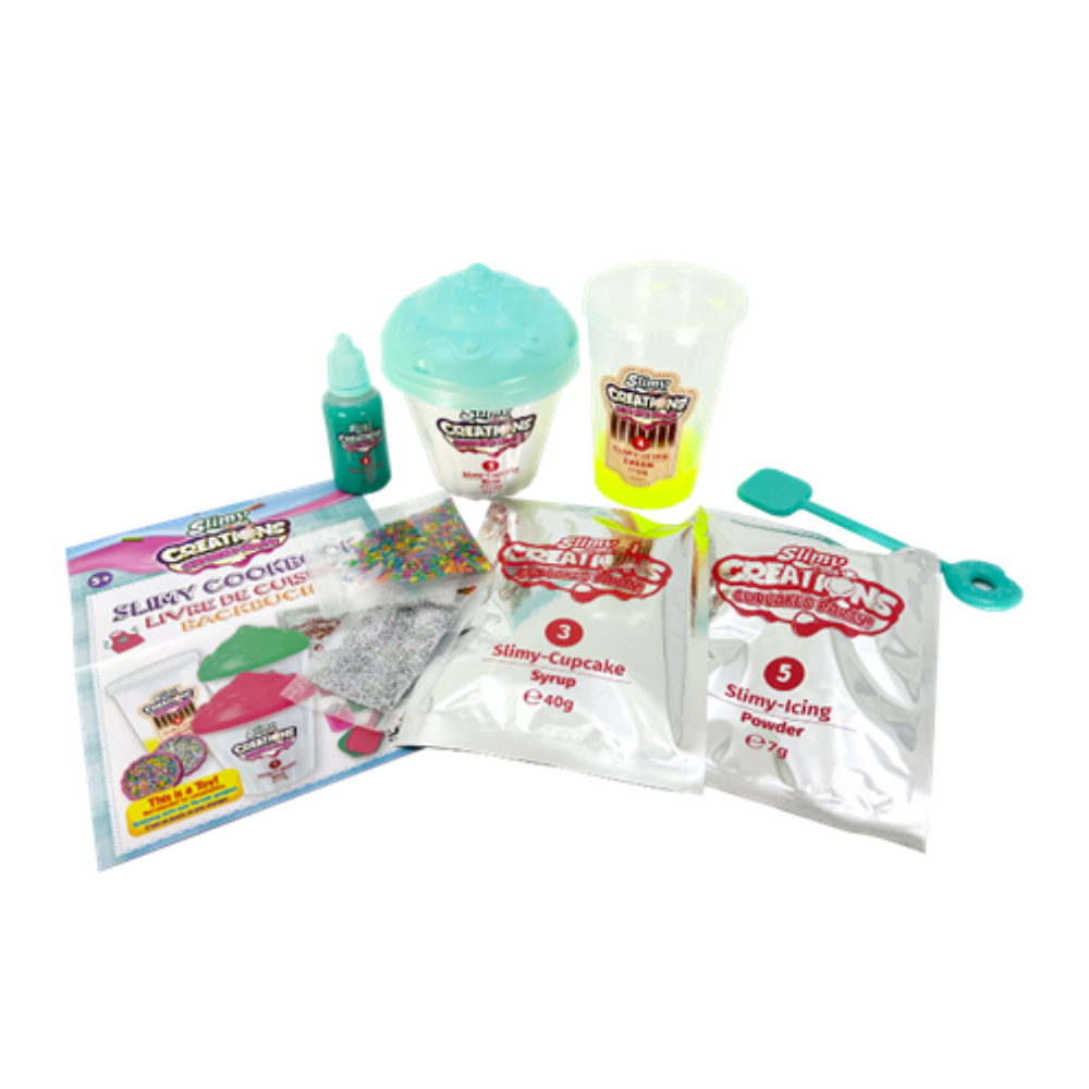 Bộ slime làm bánh Cupcake Vị Bạc Hà xanh tươi mát SLIMY 33047