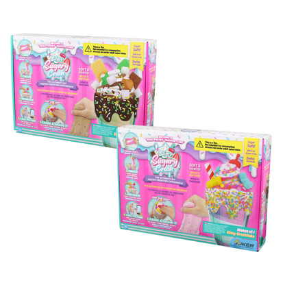 Bộ slime làm sinh tố Milkshake Cherry Vanilla hồng ngọt ngào SLIMY 36100