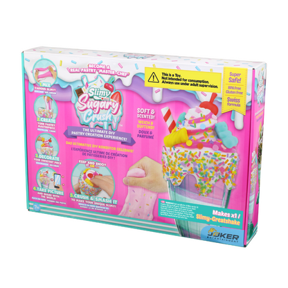 Bộ slime làm sinh tố Milkshake Cherry Vanilla hồng ngọt ngào SLIMY 36100
