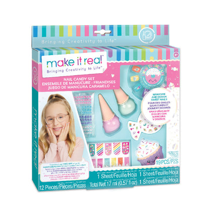 Bộ Sơn Móng Tay Kẹo Ngọt MAKE IT REAL 2328MIR