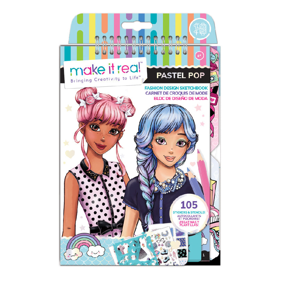 Bộ thiết kế thời trang phong cách Pastel Pop