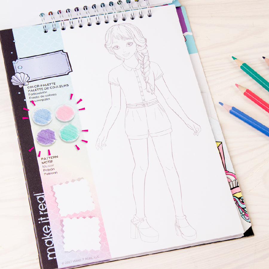 Bộ thiết kế thời trang phong cách Pastel Pop