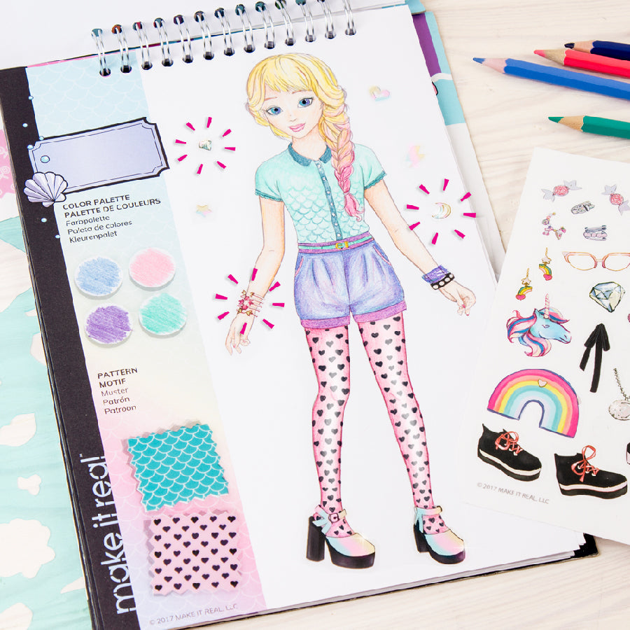 Bộ thiết kế thời trang phong cách Pastel Pop