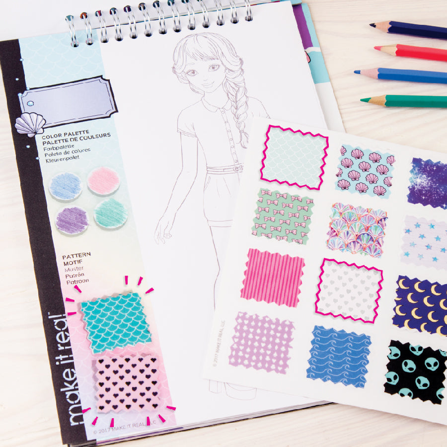 Bộ thiết kế thời trang phong cách Pastel Pop