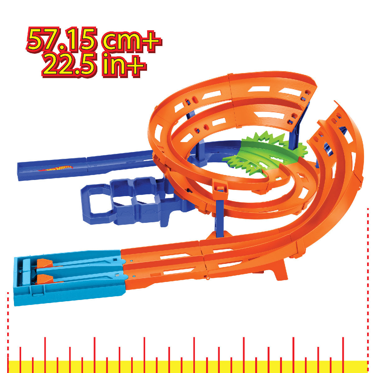 Bộ Thử Thách Đường Đua Xoắn Kép Xoay Vòng Hot Wheels HTK17
