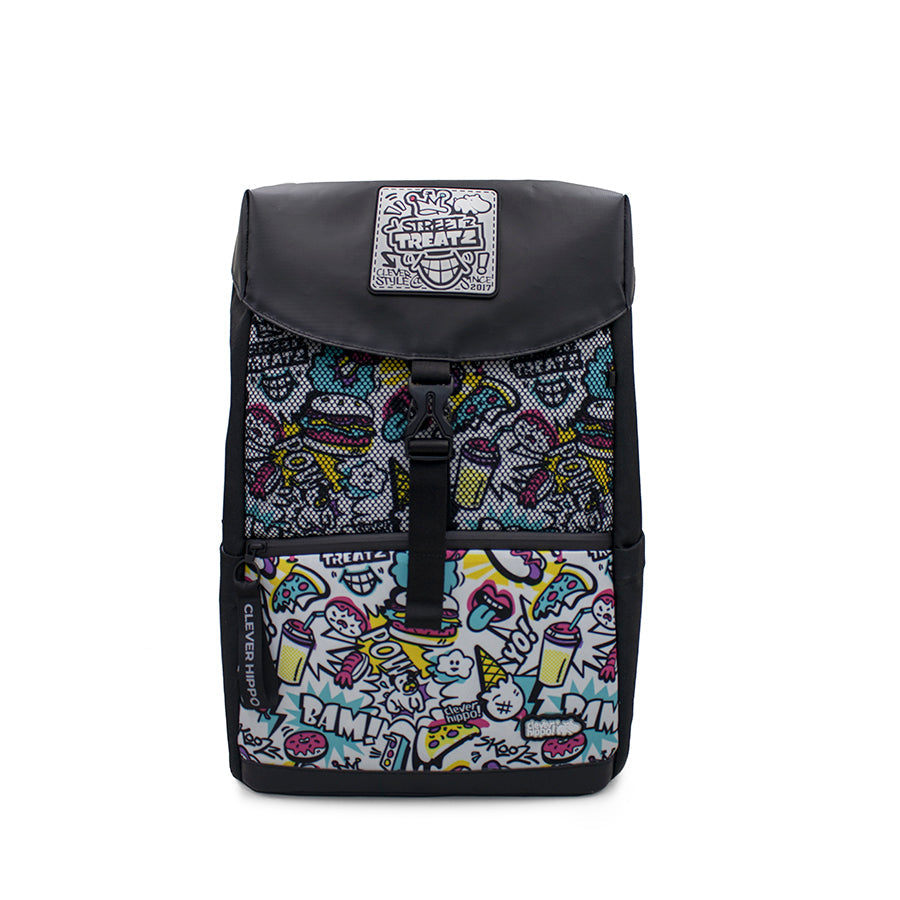 Ba lô Topper - Street Style Đen CLEVERHIPPO BST7201