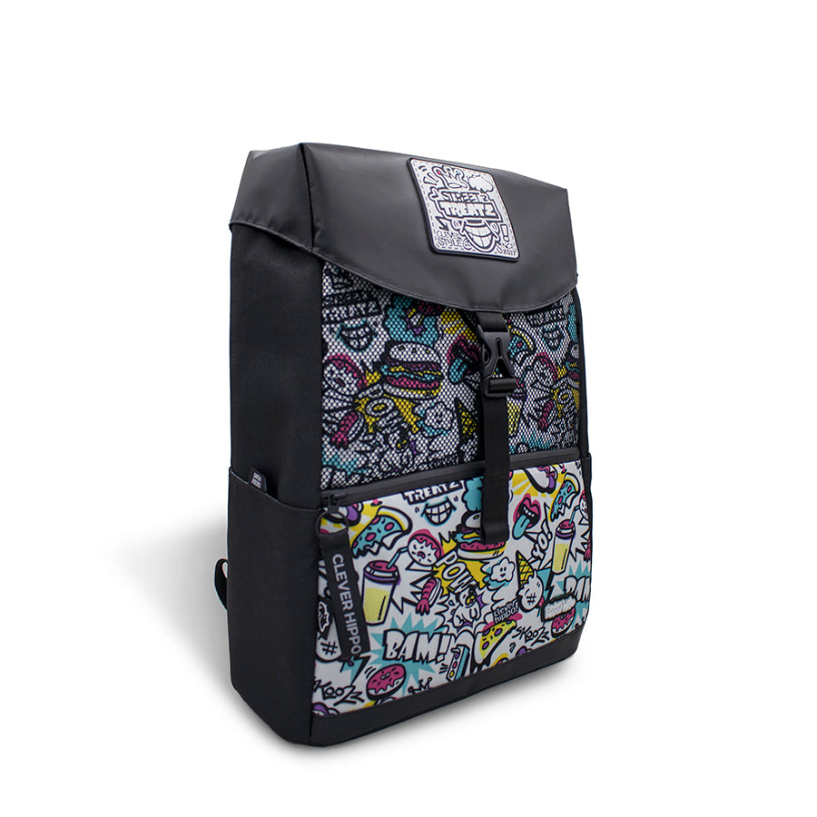 Ba lô Topper - Street Style Đen CLEVERHIPPO BST7201