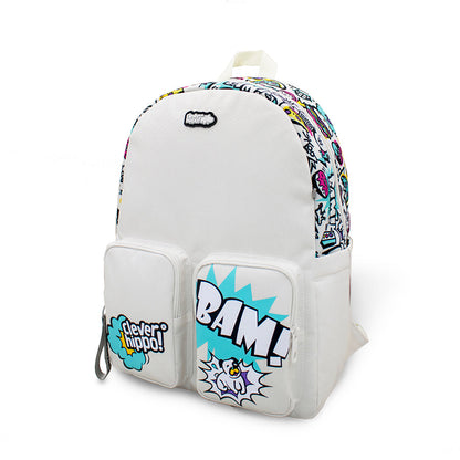 Ba lô HiPock - Street Style Trắng CLEVERHIPPO BST8202
