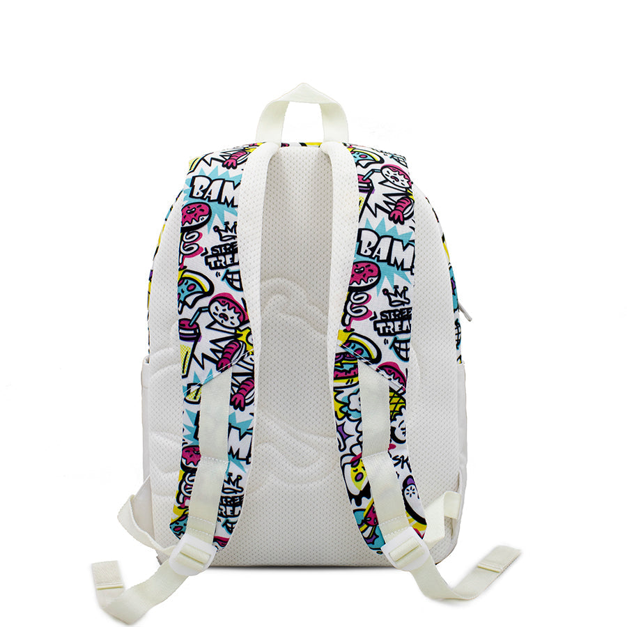 Ba lô HiPock - Street Style Trắng CLEVERHIPPO BST8202
