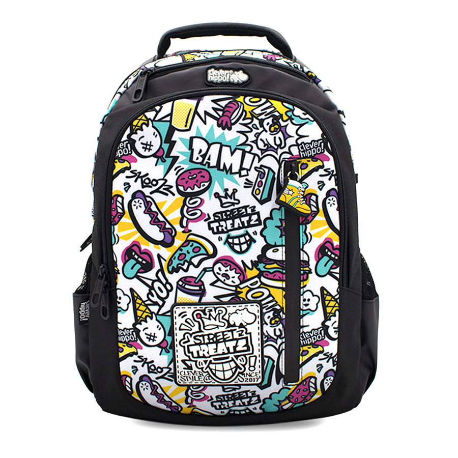 Ba lô Zipit - Street Style Trắng CLEVERHIPPO BST9204