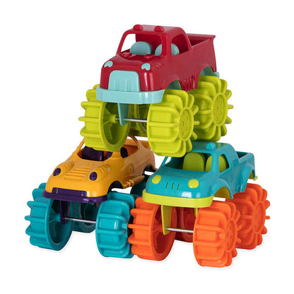 Bộ 6 Đồ Chơi Mô Hình Xe tải răng cưa BATTAT BT2521Z