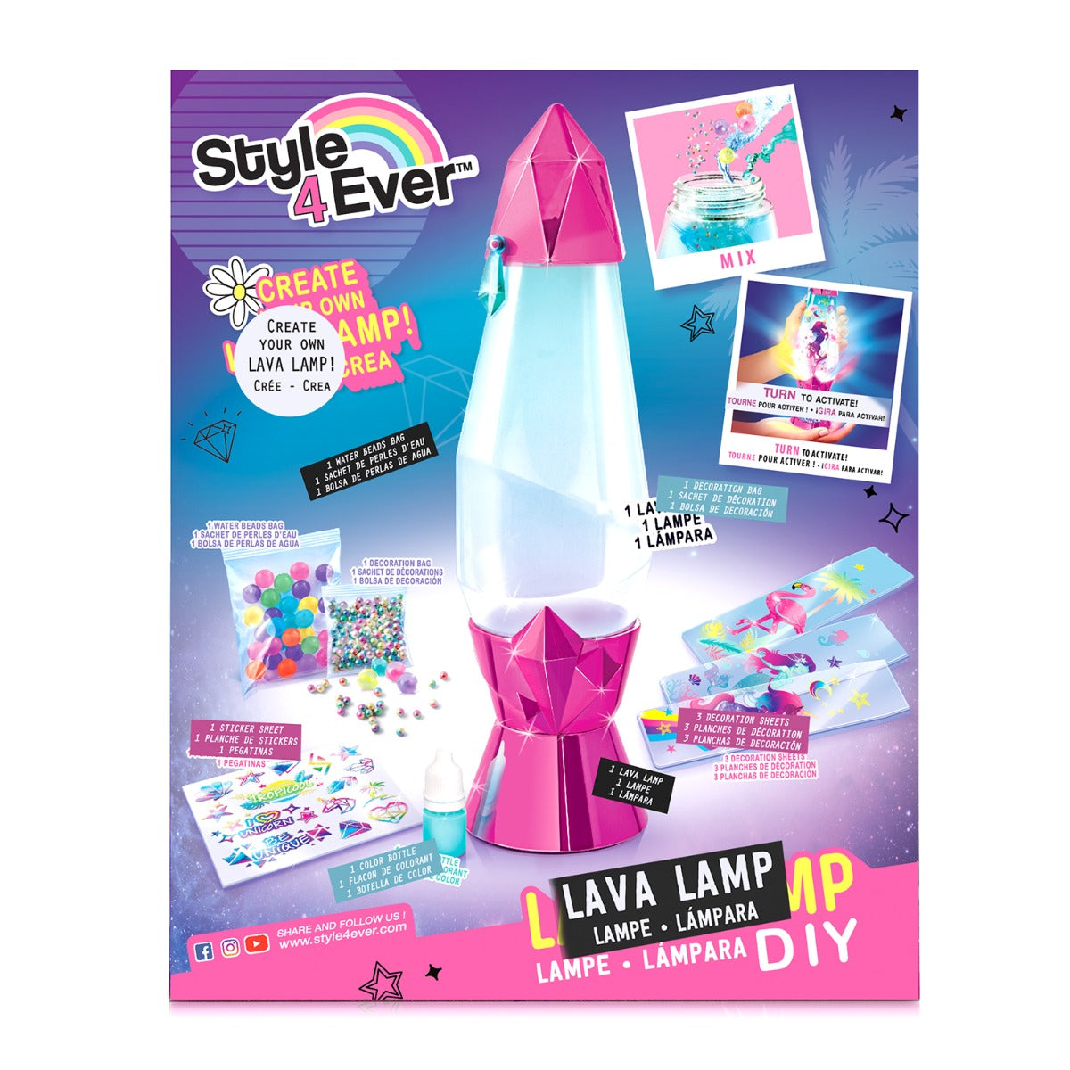 Bộ Thiết Kế Đèn Lava STYLE4EVER OFG180