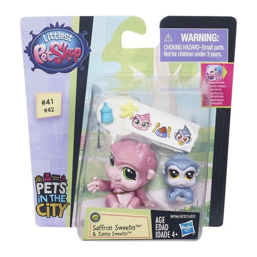 Anh em khỉ đột Saffron và Zanna LITTLEST PET SHOP A7313