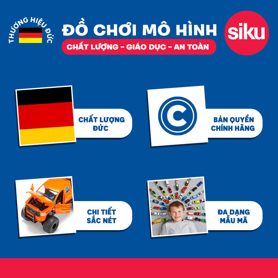 Bộ Quà Tặng 2 Mô Hình Xe Và Máy Bay Mùa Hè SIKU 6325