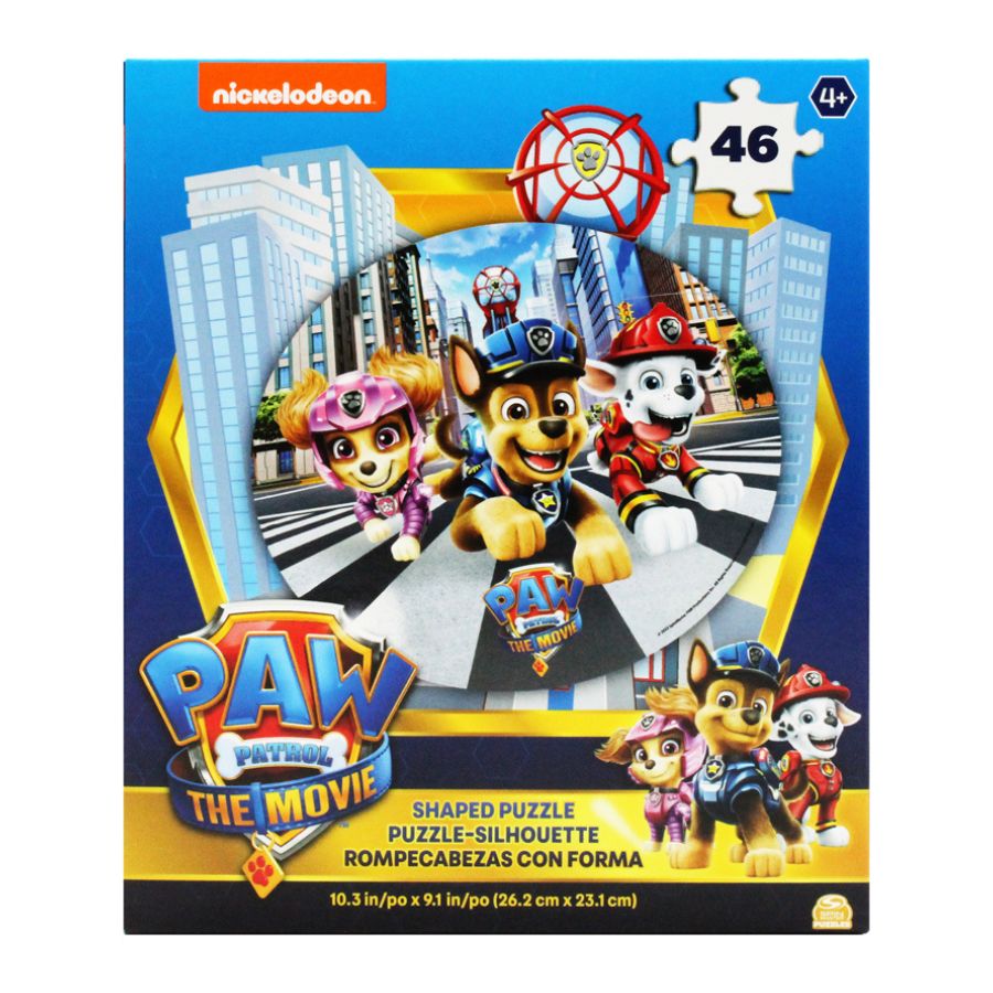 Bộ xếp hình 46 miếng theo shape - Paw Patrol SPIN GAMES 20140870