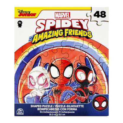 Bộ xếp hình 48 miếng theo shape - Spiderman SPIN GAMES 20140887