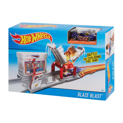 Bộ Hot Wheels trạm xăng nổ tung HOT WHEELS FJN34