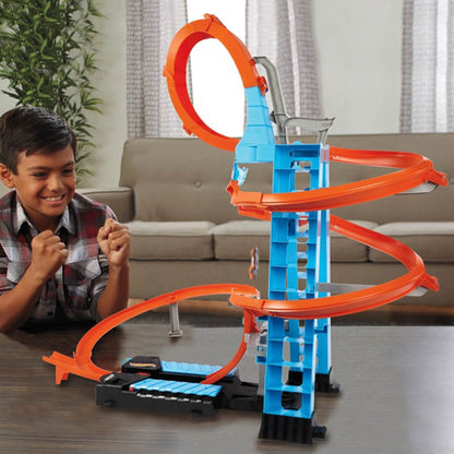 Bộ thử thách Hot Wheels Tòa Tháp Trọc Trời Lượn Vòng HOT WHEELS GJM76