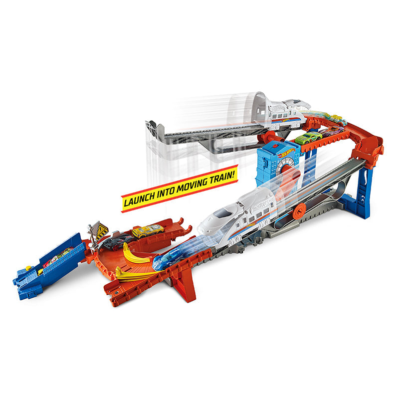 Bộ Hot Wheels xe lửa siêu tốc HOT WHEELS GRW38