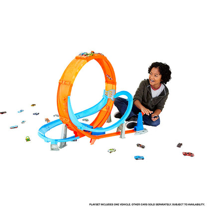 Bộ Hot Wheels đường đua xoắn ốc cực đại HOT WHEELS GTV14