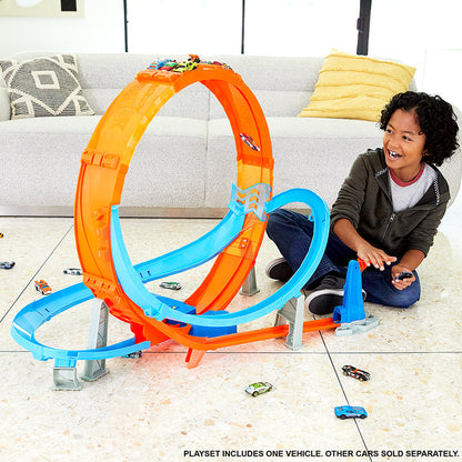 Bộ Hot Wheels đường đua xoắn ốc cực đại HOT WHEELS GTV14