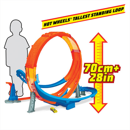 Bộ Hot Wheels đường đua xoắn ốc cực đại HOT WHEELS GTV14
