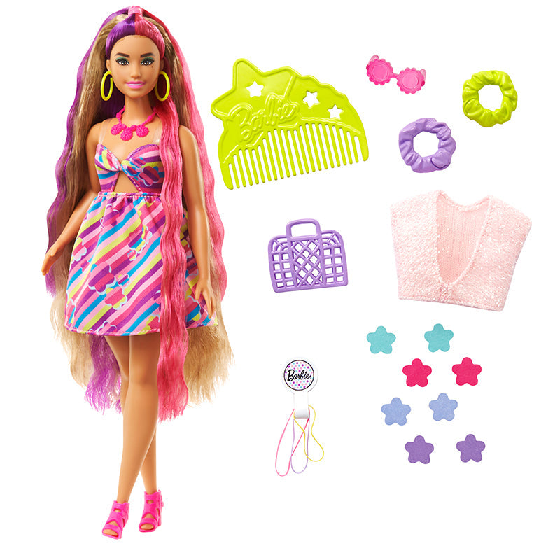Barbie Flowers và mái tóc thời trang sành điệu BARBIE HCM87