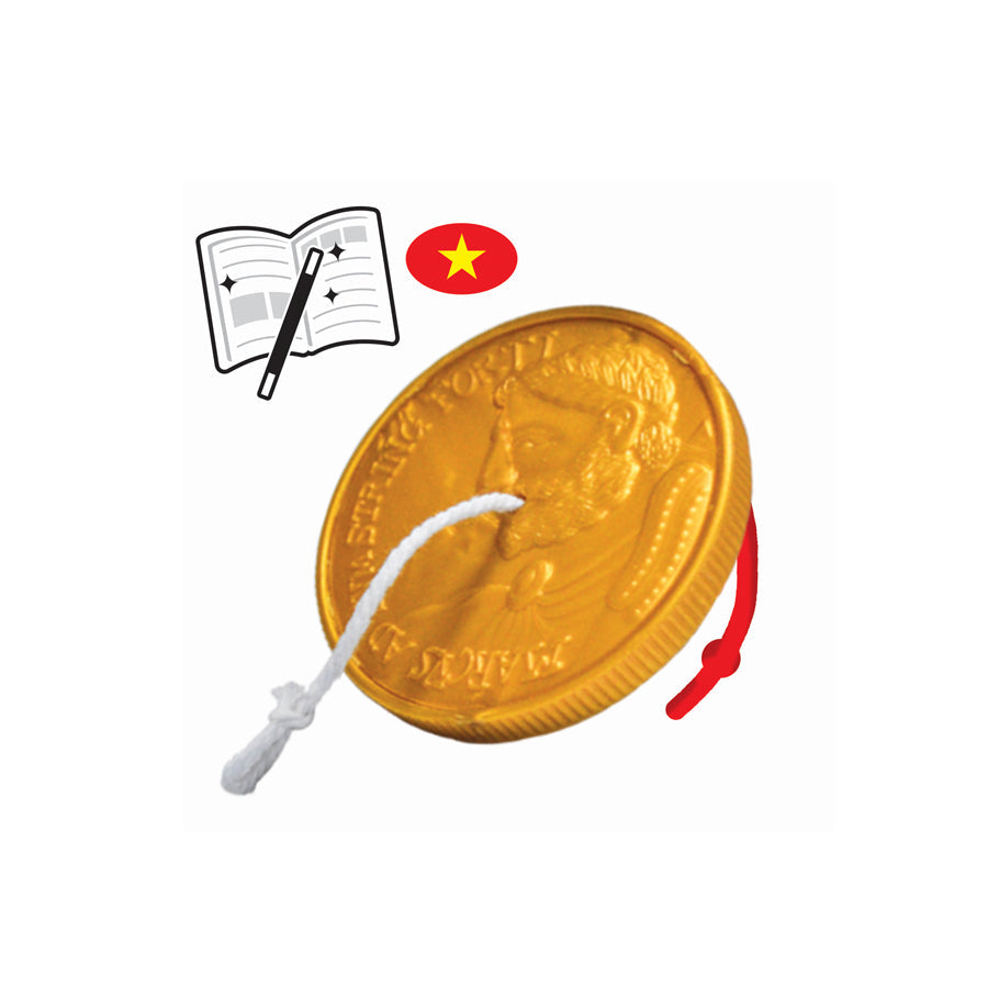 Bộ 3 trò ảo thuật hấp dẫn cùng Đồng xu và Dây chuỗi Hanky Panky HP1510