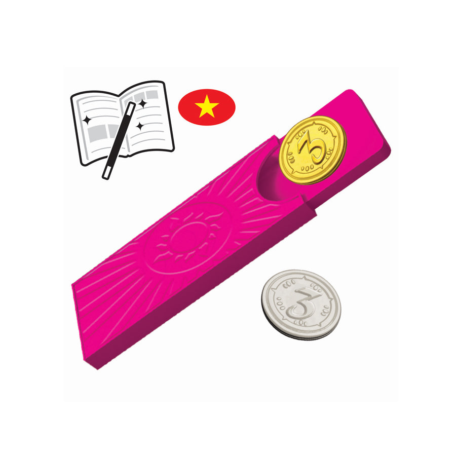 Bộ 3 trò ảo thuật hấp dẫn cùng Chiếc hộp và Đồng xu Hanky Panky HP1510