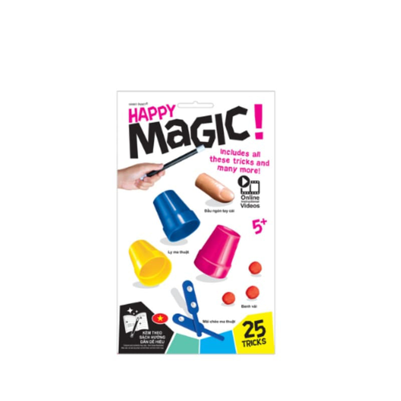 Bộ Happy Magic 25 trò ảo thuật cùng ly và bóng Hanky Panky HP1941