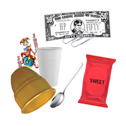 Bộ Happy Magic 25 trò ảo thuật xấp tiền ma thuật và đĩa hát Hanky Panky HP1946