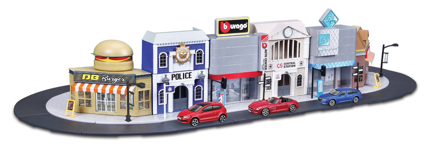 Bộ mô hình cửa hàng bán xe và xe Bburago Mercedes-Benz MAISTO MT31500