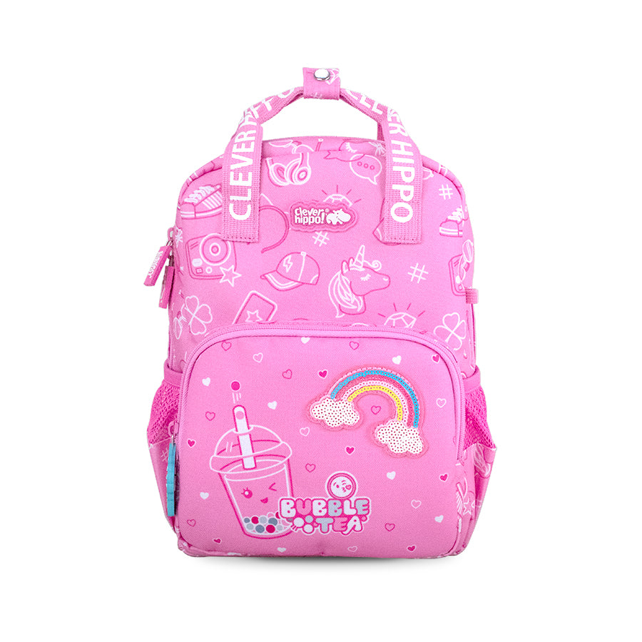 Ba lô Mini - Boba Dễ Thương Hồng CLEVERHIPPO BC4101