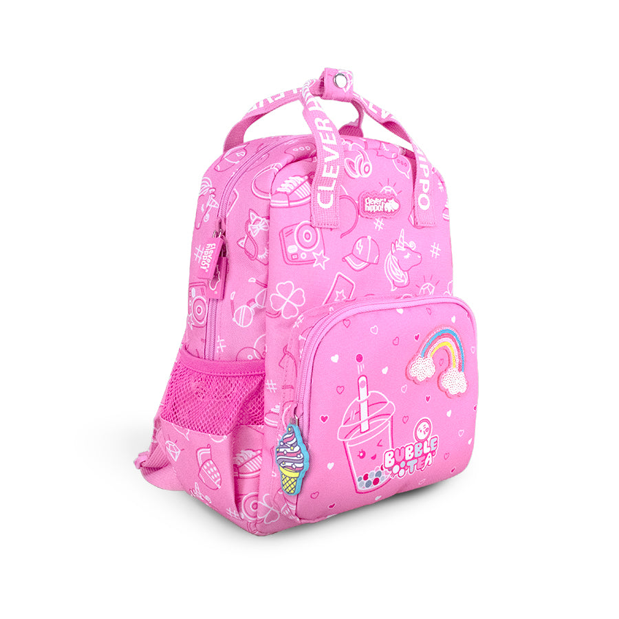 Ba lô Mini - Boba Dễ Thương Hồng CLEVERHIPPO BC4101