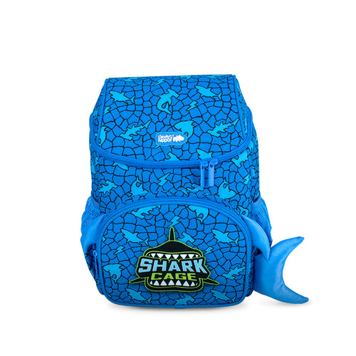 Ba lô Hoodie - Shark Cage Xanh CLEVERHIPPO BS3103