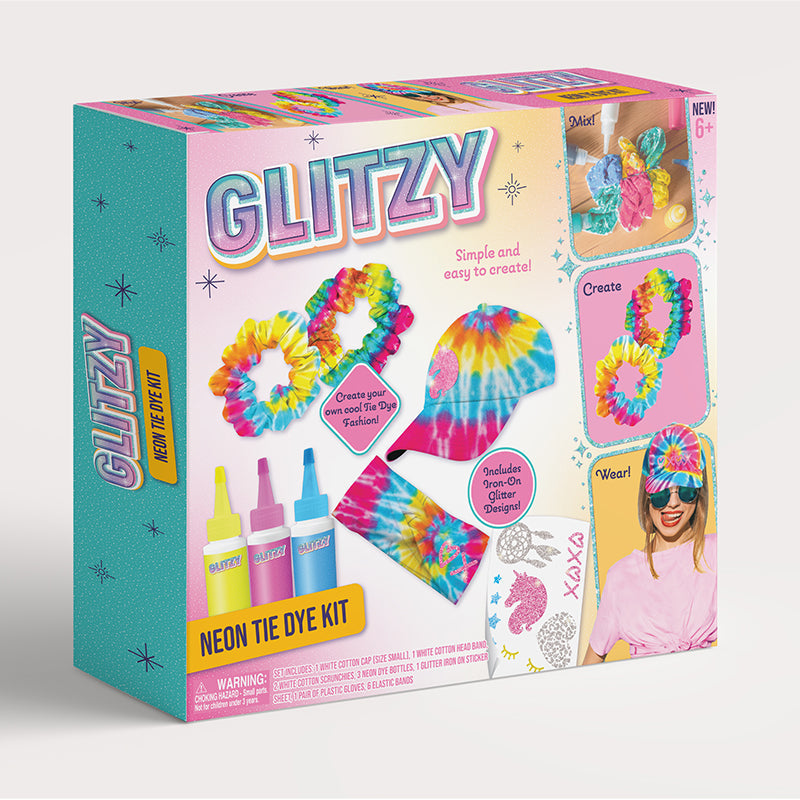 Bộ dụng cụ màu trang trí Glitzy Neon GLITZY GIRL HUN9690