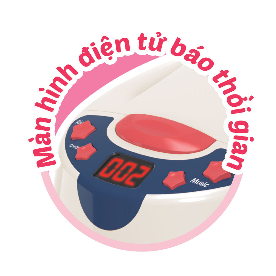 Bộ nồi cơm điện mini Xanh dương SWEET HEART SH8814