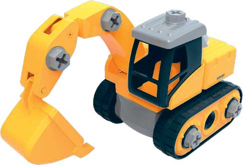 Bộ đồ chơi lắp ráp Vecto DIY - Xe xúc và phụ kiện VECTO OK1041