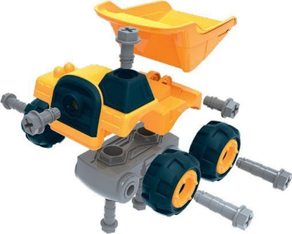 Bộ đồ chơi lắp ráp Vecto DIY - Xe ben và phụ kiện VECTO OK1043