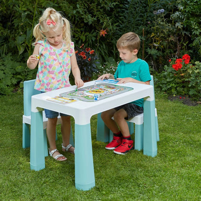 Bàn học kèm ghế cho bé PEEK A BOO PAB019