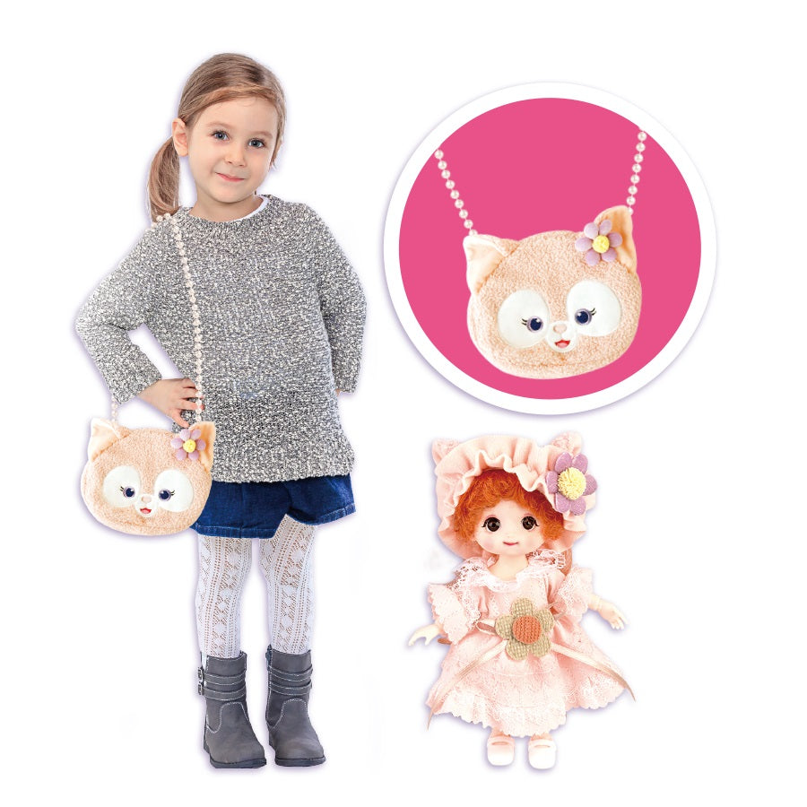 Bộ túi xách cùng búp bê hồng đáng yêu SWEET HEART SH45